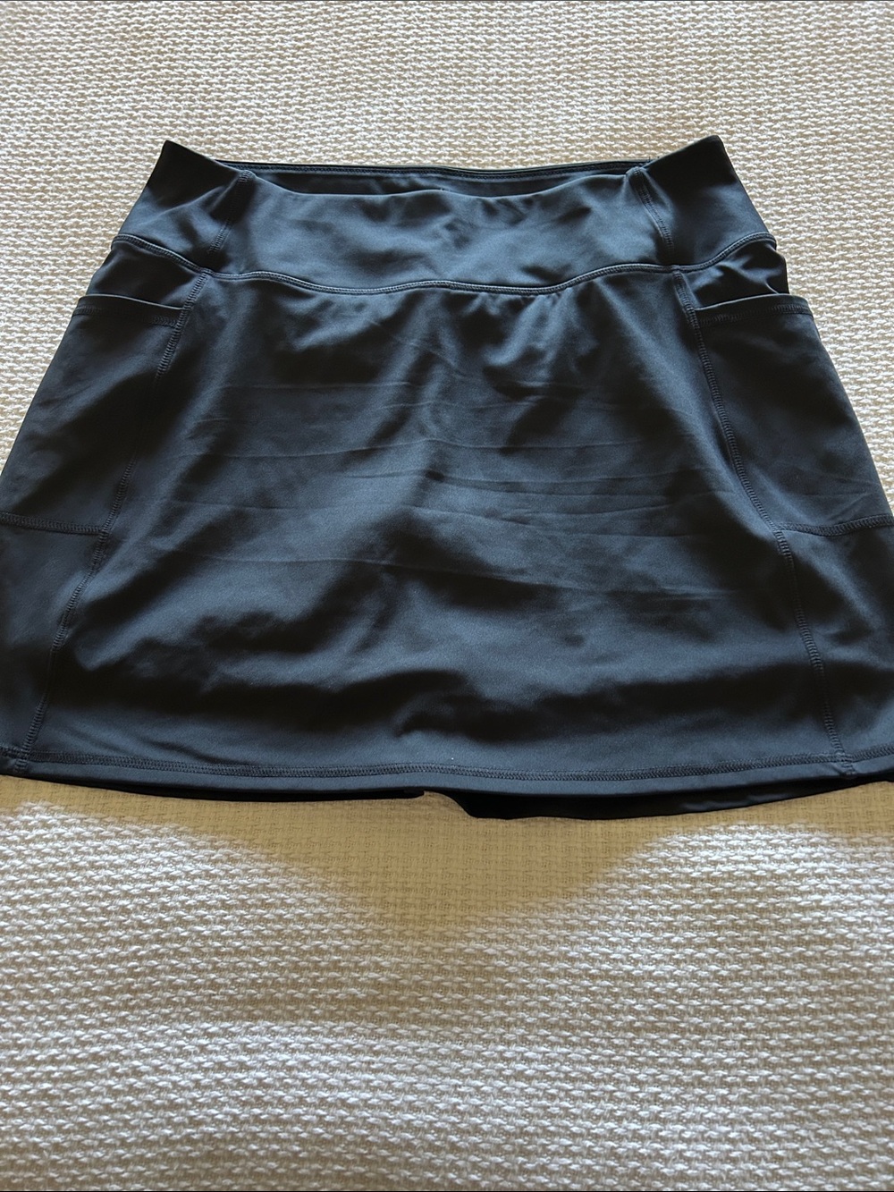 Skechers Black Athletic Skort with Side Pockets